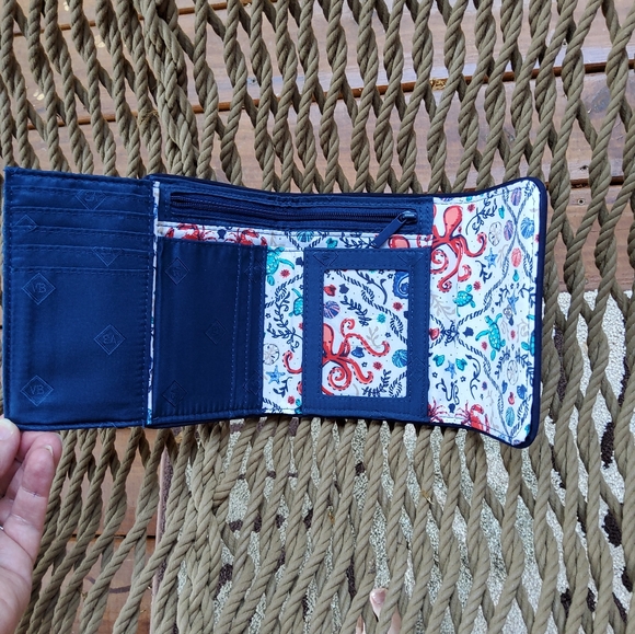 Vera Bradley Sea Horse of Course Riley Wallet - Picture 13 of 16